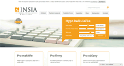 Desktop Screenshot of insia.cz
