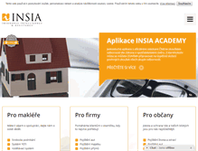 Tablet Screenshot of insia.cz
